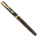 C1988 PARKER 75 PREMIER CHINESE LACQUER 14K MEDIUM ITALIC NIB FOUNTAIN PEN FRANCE OFFERED BY ANTIQUE DIGGER