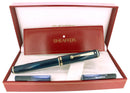 C1998 SHEAFFER CONNAISSEUR TASMAN TURQUOISE FOUNTAIN PEN NEW OLD STOCK MINT IN BOX OFFERED BY ANTIQUE DIGGER