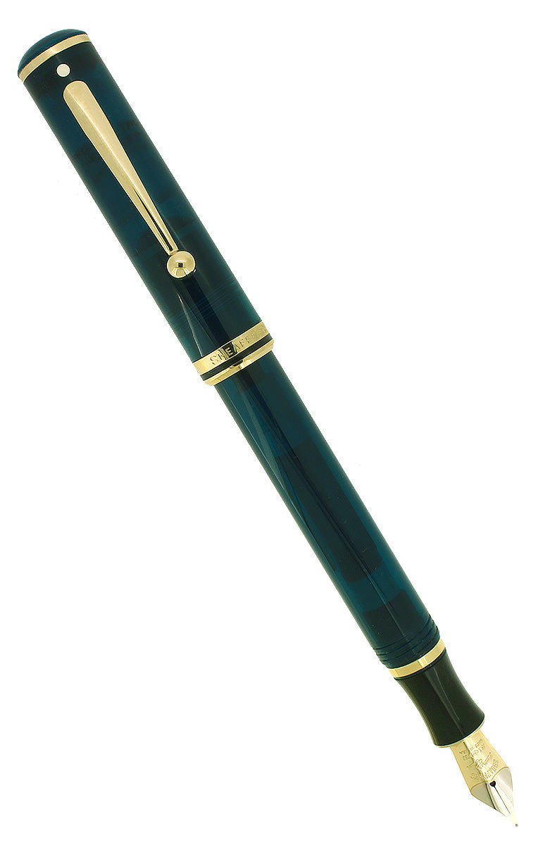 C1998 SHEAFFER CONNAISSEUR TASMAN TURQUOISE FOUNTAIN PEN NEW OLD STOCK MINT IN BOX OFFERED BY ANTIQUE DIGGER