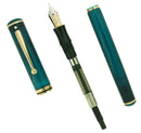 C1998 SHEAFFER CONNAISSEUR TASMAN TURQUOISE FOUNTAIN PEN NEW OLD STOCK MINT IN BOX OFFERED BY ANTIQUE DIGGER