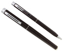 C1989 SHEAFFER TARGA MATTE BLACK FOUNTAIN PEN & BALLPOINT PEN SET NEVER INKED OFFERED BY ANTIQUE DIGGER