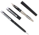 C1989 SHEAFFER TARGA MATTE BLACK FOUNTAIN PEN & BALLPOINT PEN SET NEVER INKED OFFERED BY ANTIQUE DIGGER