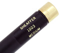 C1989 SHEAFFER TARGA MATTE BLACK GOLD TRIM BALLPOINT PEN NEW OLD STOCK STICKERED OFFERED BY ANTIQUE DIGGER