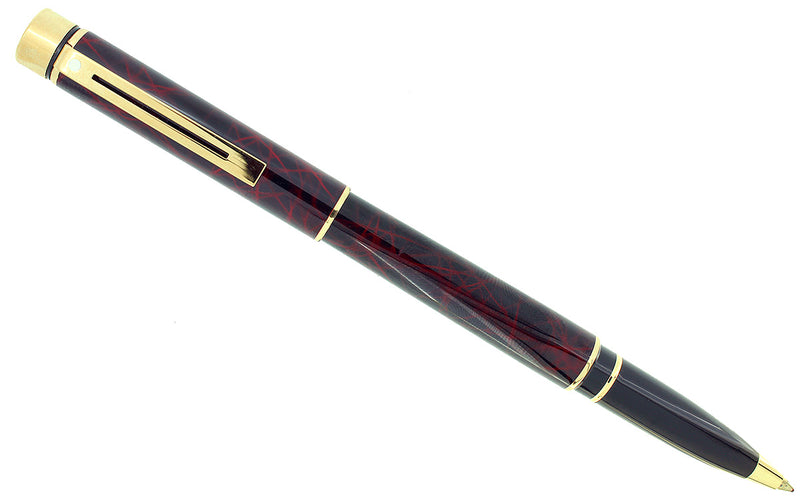C1989 SHEAFFER TARGA GARNET RED RONCE ROLLERBALL PEN NEW OLD STOCK OFFERED BY ANTIQUE DIGGER