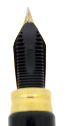 CIRCA 1989 WATERMAN LE MAN 100 OPERA BLACK CHASED FOUNTAIN PEN WITH BOX AND PAPERS FINE NIB OFFERED BY ANTIQUE DIGGER