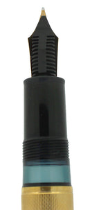 CIRCA 1991 MONTBLANC MEISTERSTUCK N°146 GOLD BARLEY OVERLAY 18K MED NIB FOUNTAIN PEN OFFERED BY ANTIQUE DIGGER