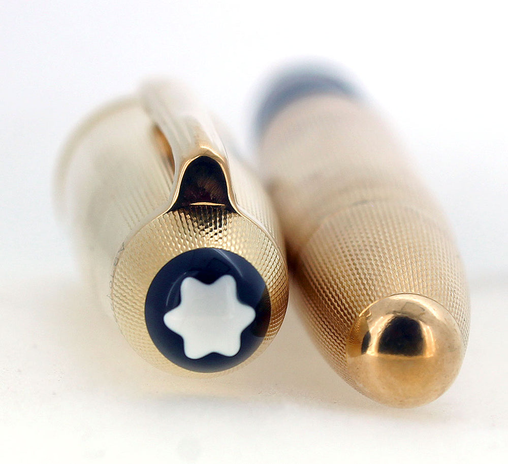 CIRCA 1990 MONTBLANC MEISTERSTUCK N°146 GOLD BARLEY OVERLAY