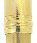CIRCA 1991 MONTBLANC MEISTERSTUCK N°146 GOLD BARLEY OVERLAY 18K MED NIB FOUNTAIN PEN OFFERED BY ANTIQUE DIGGER