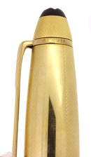 CIRCA 1991 MONTBLANC MEISTERSTUCK N°146 GOLD BARLEY OVERLAY 18K MED NIB FOUNTAIN PEN OFFERED BY ANTIQUE DIGGER