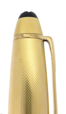 CIRCA 1991 MONTBLANC MEISTERSTUCK N°146 GOLD BARLEY OVERLAY 18K MED NIB FOUNTAIN PEN OFFERED BY ANTIQUE DIGGER