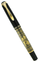 C1990 PELIKAN M700 TOLEDO 18C/750 MED NIB LIMITED EDITION FOUNTAIN PEN W/BOX & CERTIFICATE OFFERED BY ANTIQUE DIGGER