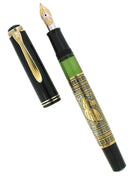 C1990 PELIKAN M700 TOLEDO 18C/750 MED NIB LIMITED EDITION FOUNTAIN PEN W/BOX & CERTIFICATE OFFERED BY ANTIQUE DIGGER