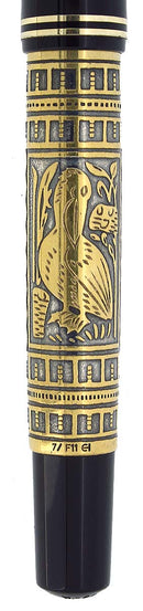 C1990 PELIKAN M700 TOLEDO 18C/750 MED NIB LIMITED EDITION FOUNTAIN PEN W/BOX & CERTIFICATE OFFERED BY ANTIQUE DIGGER