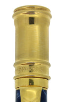 1991 PARKER DUOFOLD MARBLED BLUE BALLPOINT PEN MADE IN U.S.A. OFFERED BY ANTIQUE DIGGER