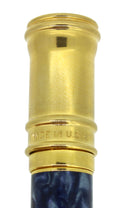 1991 PARKER DUOFOLD MARBLED BLUE BALLPOINT PEN MADE IN U.S.A. OFFERED BY ANTIQUE DIGGER