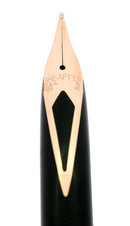 C1991 SHEAFFER TARGA SLIMLINE MODEL 1041s LAQUE PRESTIGE BLUE 14K NIB FOUNTAIN PEN NEVER INKED OFFERED BY ANTIQUE DIGGER