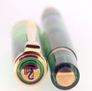 NEVER INKED 1992 PELIKAN M800 TRANSPARENT GREEN DEMONSTRATOR LIMITED EDITION FOUNTAIN PEN OFFERED BY ANTIQUE DIGGER