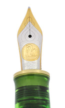 NEVER INKED 1992 PELIKAN M800 TRANSPARENT GREEN DEMONSTRATOR LIMITED EDITION FOUNTAIN PEN OFFERED BY ANTIQUE DIGGER