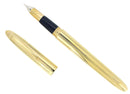 C1992 SHEAFFER CREST REISSUE GOLD PLATED 18K F NIB FOUNTAIN PEN NEVER INKED OFFERED BY ANTIQUE DIGGER