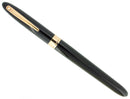 C1992 SHEAFFER CREST BLACK LAQUE 18K MEDIUM NIB FOUNTAIN PEN NEVER INKED OFFERED BY ANTIQUE DIGGER
