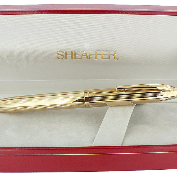 1992SheafferCrestGoldPlateBall