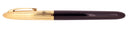 C1992 SHEAFFER CREST GOLD CAP BLACK LAQUE 18K F NIB FOUNTAIN PEN NEVER INKED OFFERED BY ANTIQUE DIGGER