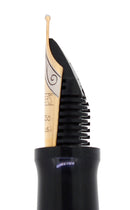 1992 SHEAFFER NOSTALGIA VERMEIL STERLING FLORAL ETCHED FOUNTAIN PEN 18K NIB MINT OFFERED BY ANTIQUE DIGGER