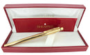 MINT C1992 SHEAFFER TARGA SLIMLINE GOLD FLUTED FOUNTAIN PEN NEVER INKED OFFERED BY ANTIQUE DIGGER