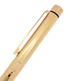 MINT C1992 SHEAFFER TARGA SLIMLINE GOLD FLUTED FOUNTAIN PEN NEVER INKED OFFERED BY ANTIQUE DIGGER