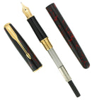 1993 PARKER SONNET LAQUE AUTUM RED W/18K MED NIB FOUNTAIN PEN NEVER INKED OFFERED BY ANTIQUE DIGGER