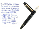 C1994 MONTBLANC MEISTERSTUCK N°149 FOUNTAIN PEN 18K NIB GERMANY F-B SEMI-FLEX NIB OFFERED BY ANTIQUE DIGGER