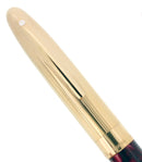 C1994 SHEAFFER CREST RED OPALITE & GOLD CAP TWIST BALLPOINT PEN NEW OLD STOCK OFFERED BY ANTIQUE DIGGER