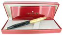 C1994 SHEAFFER CREST GREEN OPALITE & GOLD CAP TWIST BALLPOINT PEN NEW OLD STOCK OFFERED BY ANTIQUE DIGGER