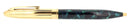 C1994 SHEAFFER CREST GREEN OPALITE & GOLD CAP TWIST BALLPOINT PEN NEW OLD STOCK OFFERED BY ANTIQUE DIGGER