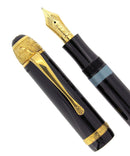 MONTBLANC VOLTAIRE WRITERS EDITION MEISTERSTUCK FOUNTAIN PEN W/BOX & PAPER OFFERED BY ANTIQUE DIGGERS