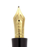 MONTBLANC VOLTAIRE WRITERS EDITION MEISTERSTUCK FOUNTAIN PEN W/BOX & PAPER OFFERED BY ANTIQUE DIGGERS