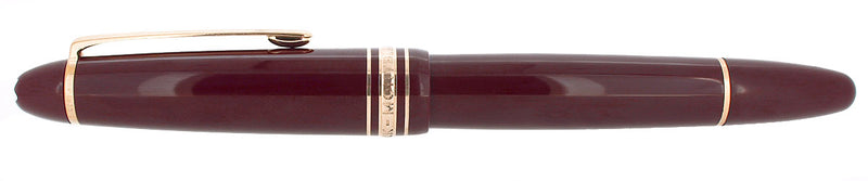 C1995 MONTBLANC MEISTERSTUCK BORDEAUX TRAVELER'S N° 147 FOUNTAIN PEN SERVICED OFFERED BY ANTIQUE DIGGER