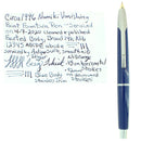 CIRCA 1996 NAMIKI FACETED BLUE VANISHING POINT 14K BROAD NIB FOUNTAIN PEN OFFERED BY ANTIQUE DIGGER