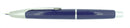 CIRCA 1996 NAMIKI FACETED BLUE VANISHING POINT 14K BROAD NIB FOUNTAIN PEN OFFERED BY ANTIQUE DIGGER