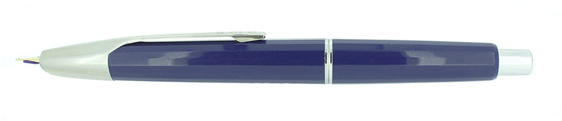 CIRCA 1996 NAMIKI FACETED BLUE VANISHING POINT 14K BROAD NIB FOUNTAIN PEN OFFERED BY ANTIQUE DIGGER