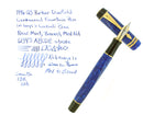 1996 PARKER DUOFOLD CENTENNIAL LAPIS LAZULI BLUE FOUNTAIN PEN 18K MEDIUM NIB MINT IN BOX OFFERED BY ANTIQUE DIGGER
