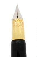 C1996 SHEAFFER CREST CADMIUM YELLOW 18K F NIB FOUNTAIN PEN NEVER INKED OFFERED BY ANTIQUE DIGGER