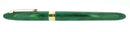 C1996 SHEAFFER CREST EMERALD GREEN LAQUE 18K M NIB FOUNTAIN PEN NEVER INKED OFFERED BY ANTIQUE DIGGER