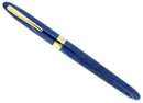 C1996 SHEAFFER CREST ULTRAMARINE BLUE LAQUE 18K F NIB FOUNTAIN PEN NEVER INKED OFFERED BY ANTIQUE DIGGER