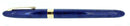 C1996 SHEAFFER CREST ULTRAMARINE BLUE LAQUE 18K F NIB FOUNTAIN PEN NEVER INKED OFFERED BY ANTIQUE DIGGER