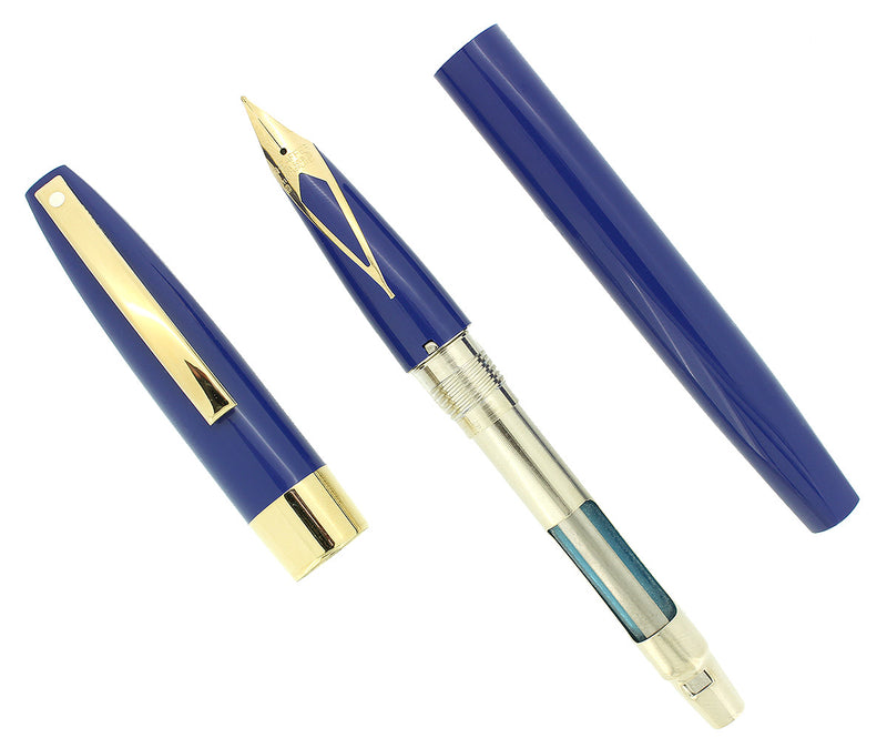 SHEAFFER IMPERIAL MODEL 2662 ULTRAMARINE BLUE FOUNTAIN PEN NEVER INKED IN ORIGINAL BOX OFFERED BY ANTIQUE DIGGER
