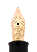 C1997 PELIKAN SPECIAL EDITION M250 TORTOISE BROWN STRIPED 14C BROAD NIB NIB FOUNTAIN PEN OFFERED BY ANTIQUE DIGGER