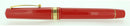 C1998 OMAS MILORD RED 12 SIDED FACETED FOUNTAIN PEN IN BOX NEW OLD STOCK NEVER INKED OFFERED BY ANTIQUE DIGGER
