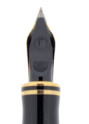 1998 PARKER DUOFOLD INTERNATIONAL BLUE MARBLE FOUNTAIN PEN 18K FINE NIB NEW IN BOX OFFERED BY ANTIQUE DIGGER