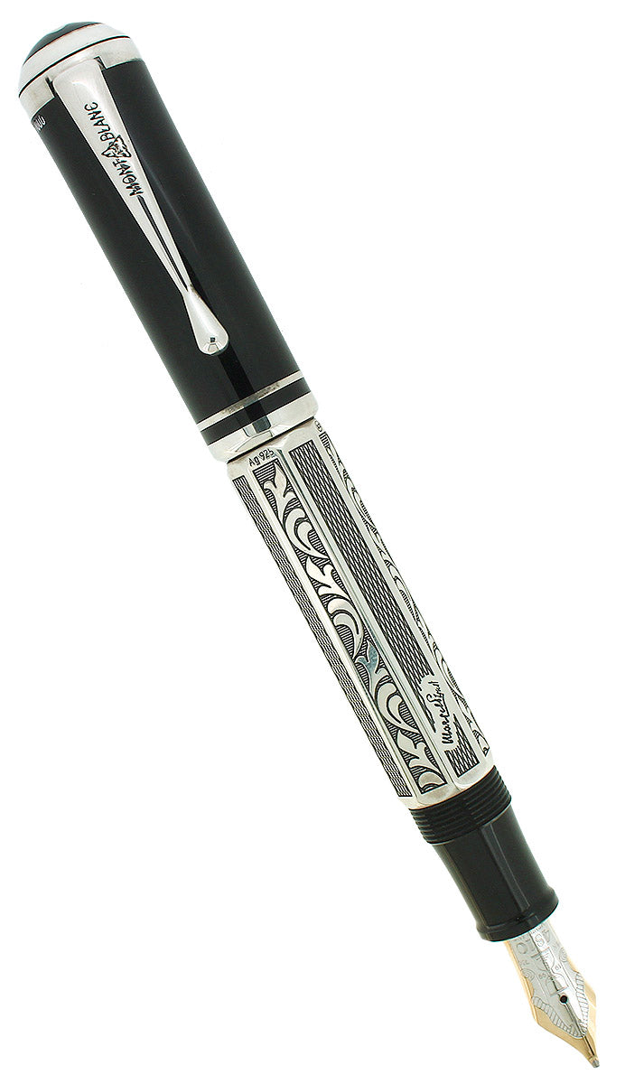 1999 MONTBLANC MARCEL PROUST LIMITED EDITION MEISTERSTUCK BROAD NIB FOUNTAIN PEN NEVER INKED OFFERED BY ANTIQUE DIGGER
